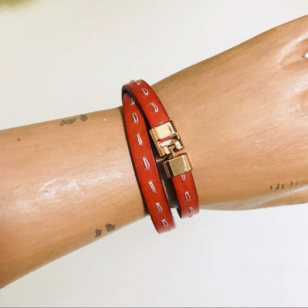 Leighelena leather wrap bracelet